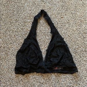 PINK Lace Halter Bralette